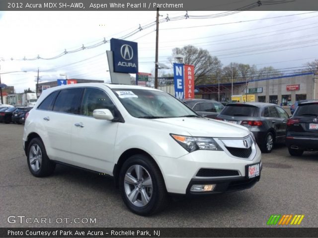 2012 Acura MDX SH-AWD in Aspen White Pearl II