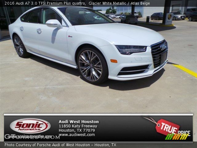 2016 Audi A7 3.0 TFSI Premium Plus quattro in Glacier White Metallic