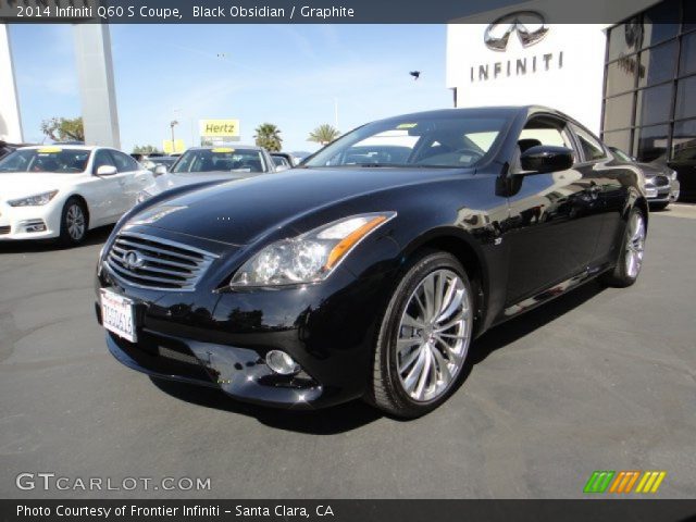 2014 Infiniti Q60 S Coupe in Black Obsidian