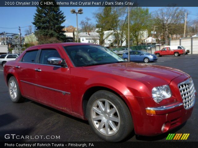 2010 Chrysler 300 C HEMI in Inferno Red Crystal Pearl