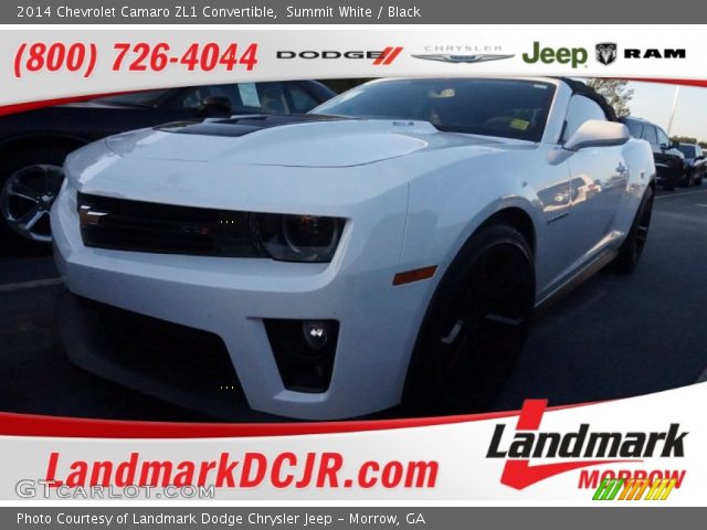 2014 Chevrolet Camaro ZL1 Convertible in Summit White