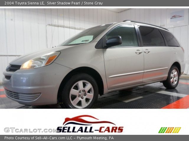 2004 Toyota Sienna LE in Silver Shadow Pearl