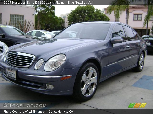 2005 Mercedes-Benz E 320 Sedan in Platinum Blue Metallic