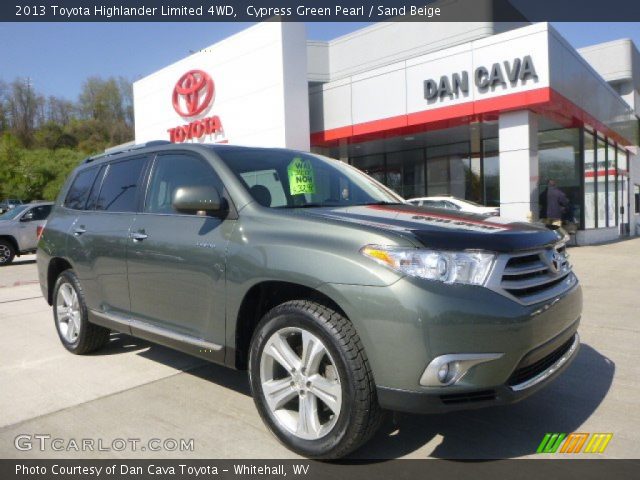 2013 Toyota Highlander Limited 4WD in Cypress Green Pearl