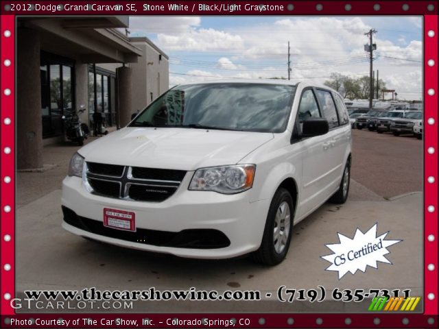 2012 Dodge Grand Caravan SE in Stone White