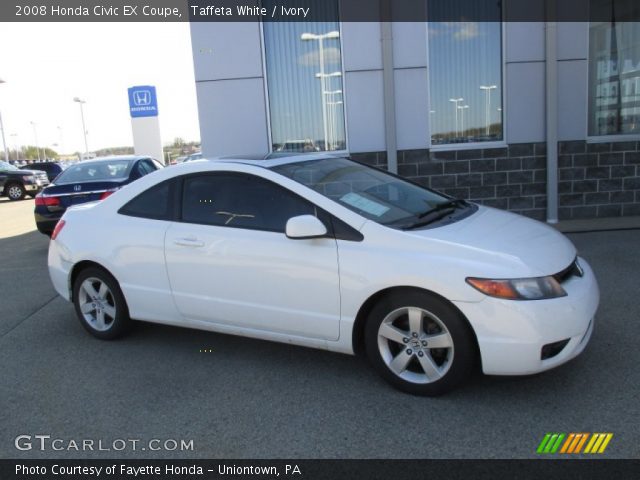 2008 Honda Civic EX Coupe in Taffeta White
