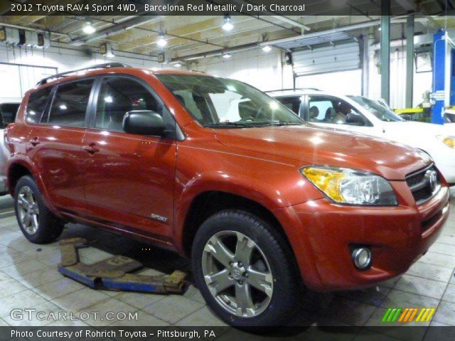 2012 Toyota RAV4 Sport 4WD in Barcelona Red Metallic