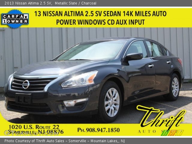 2013 Nissan Altima 2.5 SV in Metallic Slate