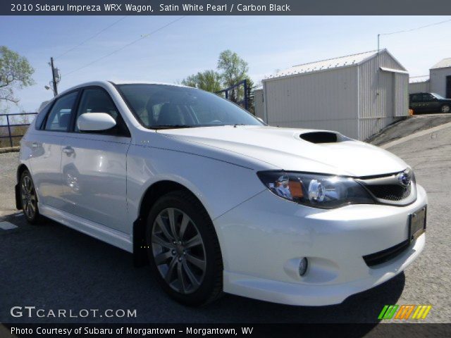 2010 Subaru Impreza WRX Wagon in Satin White Pearl