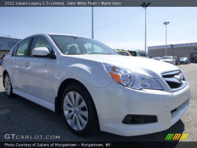 2012 Subaru Legacy 2.5i Limited in Satin White Pearl