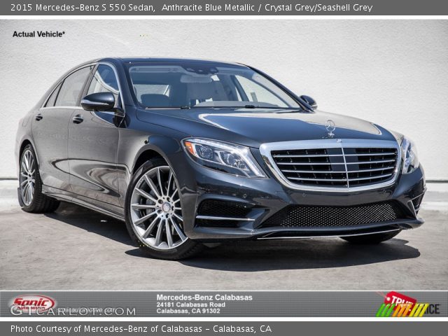 2015 Mercedes-Benz S 550 Sedan in Anthracite Blue Metallic