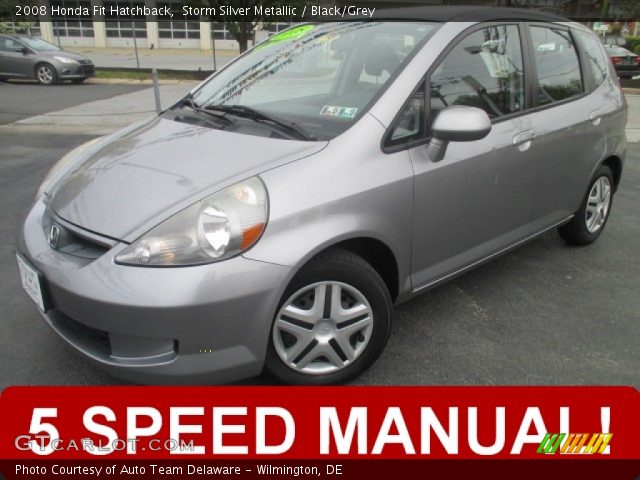 2008 Honda Fit Hatchback in Storm Silver Metallic