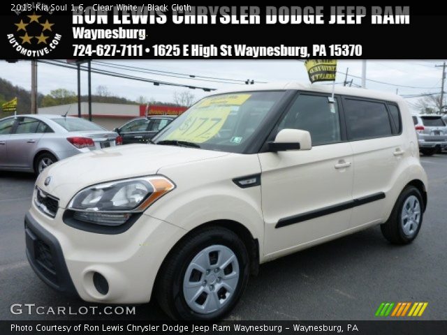 2013 Kia Soul 1.6 in Clear White