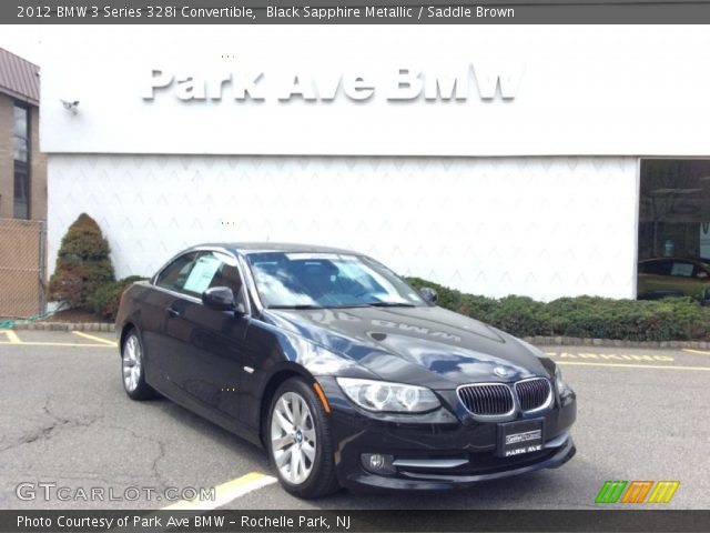 2012 BMW 3 Series 328i Convertible in Black Sapphire Metallic