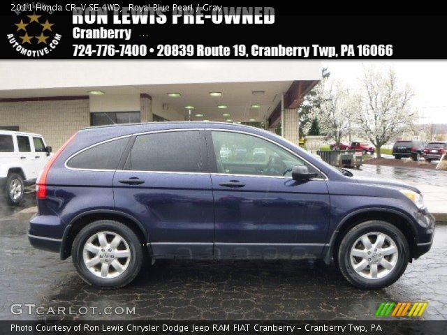 2011 Honda CR-V SE 4WD in Royal Blue Pearl