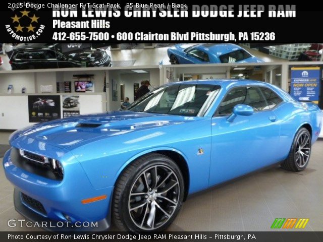 2015 Dodge Challenger R/T Scat Pack in B5 Blue Pearl