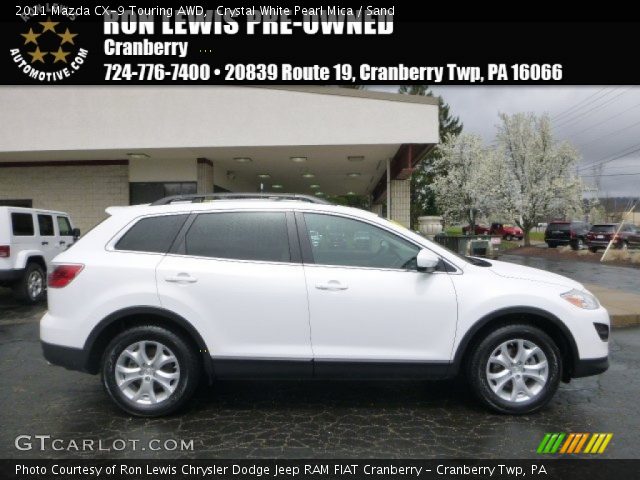 2011 Mazda CX-9 Touring AWD in Crystal White Pearl Mica