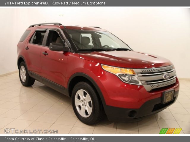 2014 Ford Explorer 4WD in Ruby Red