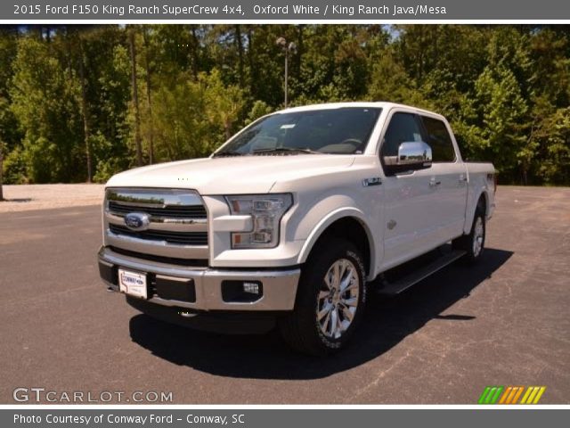 2015 Ford F150 King Ranch SuperCrew 4x4 in Oxford White