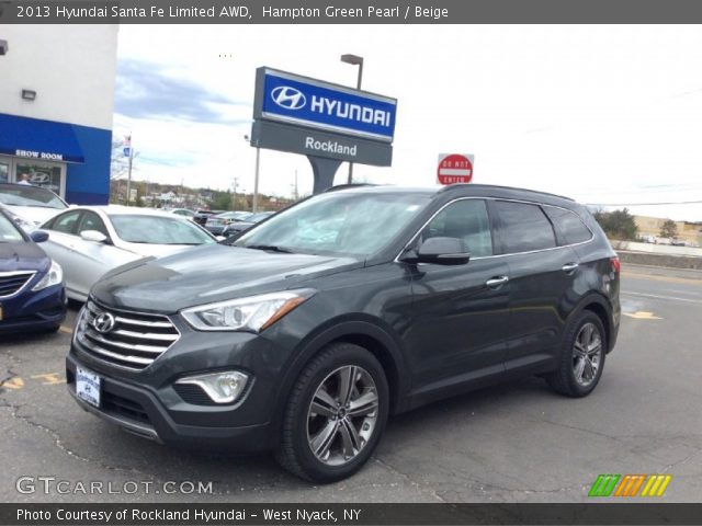 2013 Hyundai Santa Fe Limited AWD in Hampton Green Pearl