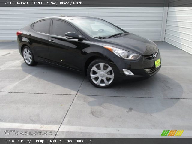 2013 Hyundai Elantra Limited in Black