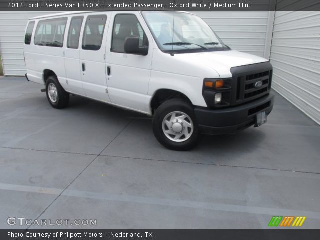 2012 Ford E Series Van E350 XL Extended Passenger in Oxford White