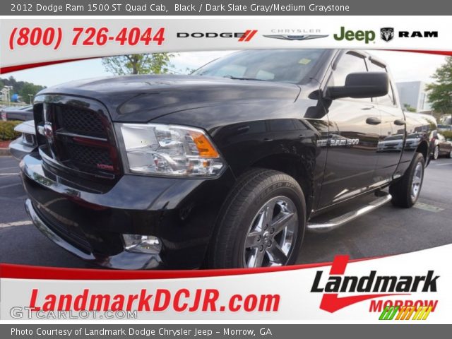 2012 Dodge Ram 1500 ST Quad Cab in Black