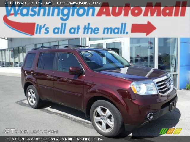 2013 Honda Pilot EX-L 4WD in Dark Cherry Pearl