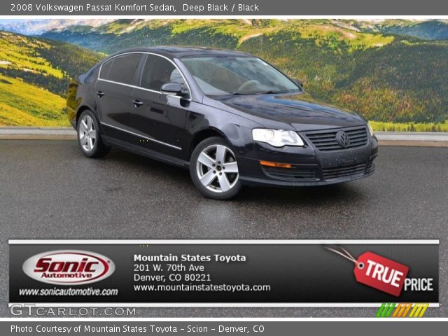 2008 Volkswagen Passat Komfort Sedan in Deep Black