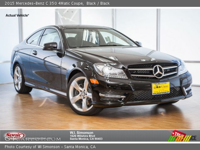2015 Mercedes-Benz C 350 4Matic Coupe in Black