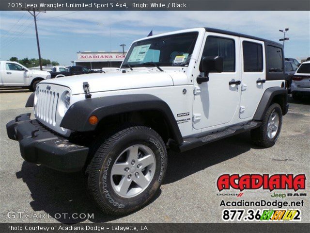2015 Jeep Wrangler Unlimited Sport S 4x4 in Bright White