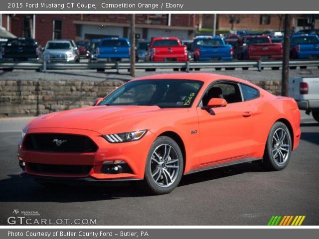 2015 Ford Mustang GT Coupe in Competition Orange