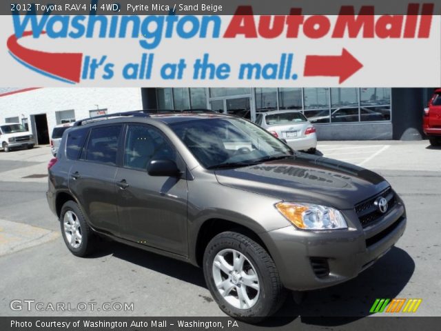2012 Toyota RAV4 I4 4WD in Pyrite Mica