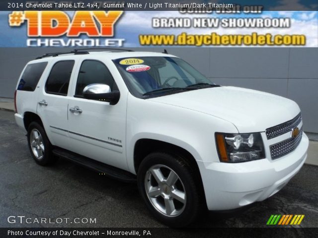 2014 Chevrolet Tahoe LTZ 4x4 in Summit White