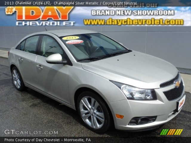 2013 Chevrolet Cruze LTZ in Champagne Silver Metallic