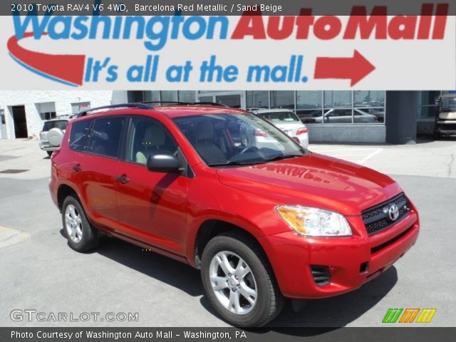 2010 Toyota RAV4 V6 4WD in Barcelona Red Metallic
