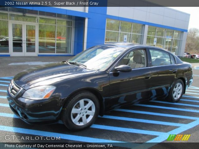 2002 Nissan Altima 2.5 S in Super Black
