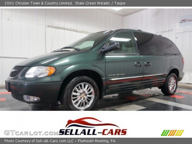 2001 Chrysler Town & Country Limited in Shale Green Metallic