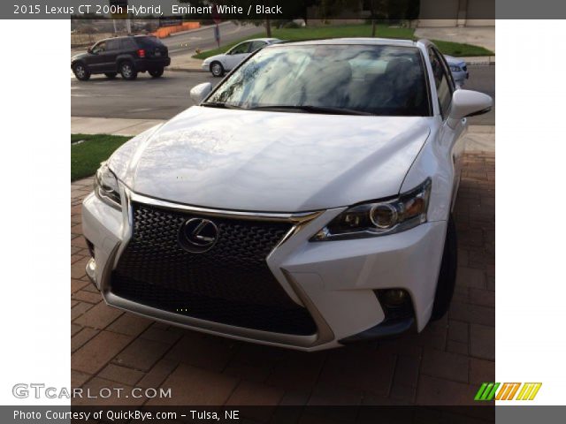 2015 Lexus CT 200h Hybrid in Eminent White