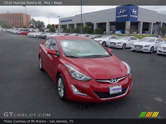 2016 Hyundai Elantra SE in Red