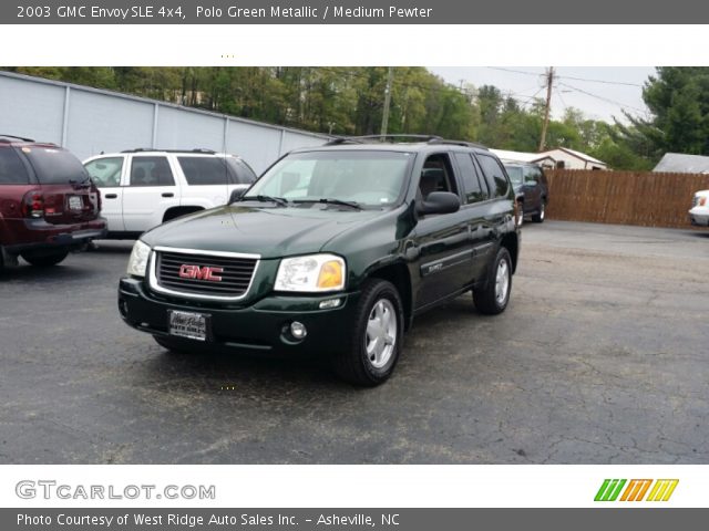 2003 GMC Envoy SLE 4x4 in Polo Green Metallic