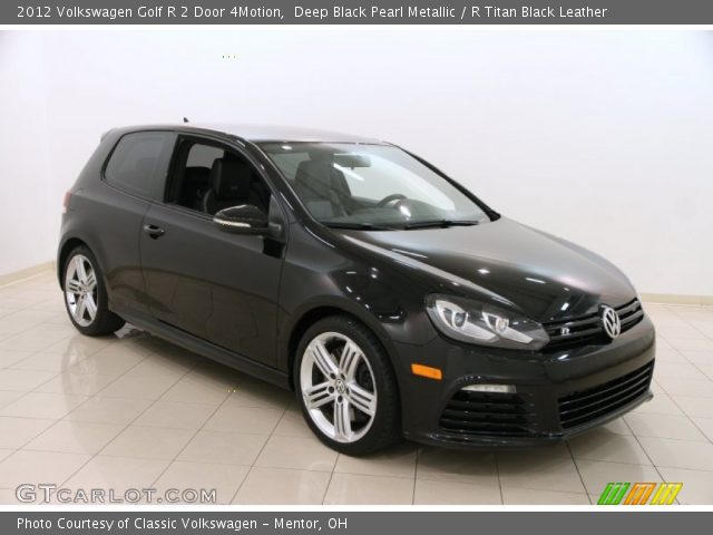 2012 Volkswagen Golf R 2 Door 4Motion in Deep Black Pearl Metallic