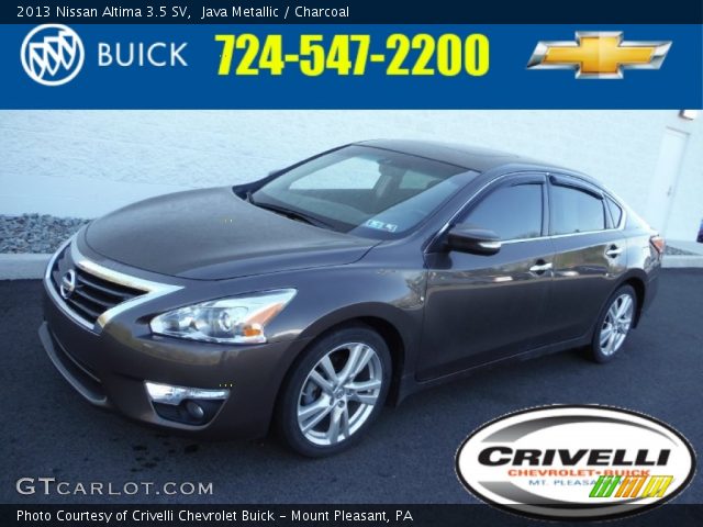 2013 Nissan Altima 3.5 SV in Java Metallic
