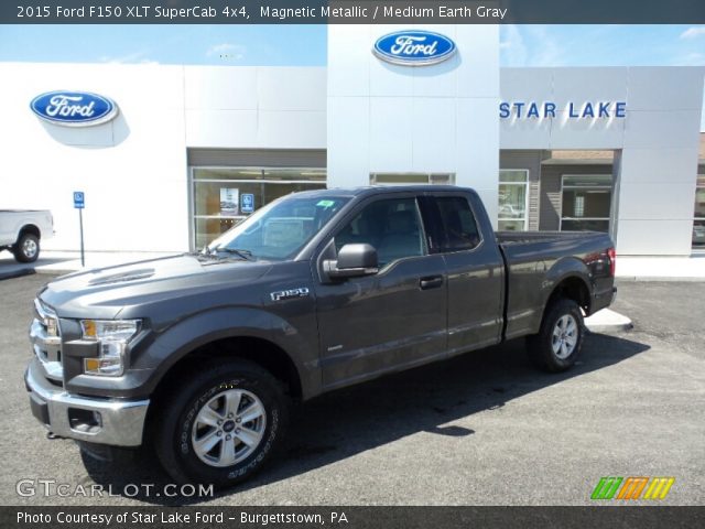 2015 Ford F150 XLT SuperCab 4x4 in Magnetic Metallic
