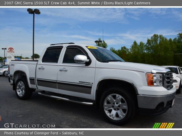 2007 GMC Sierra 1500 SLT Crew Cab 4x4 in Summit White