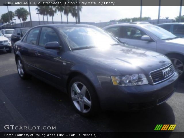 2004 Audi A4 1.8T quattro Sedan in Dolphin Grey Metallic