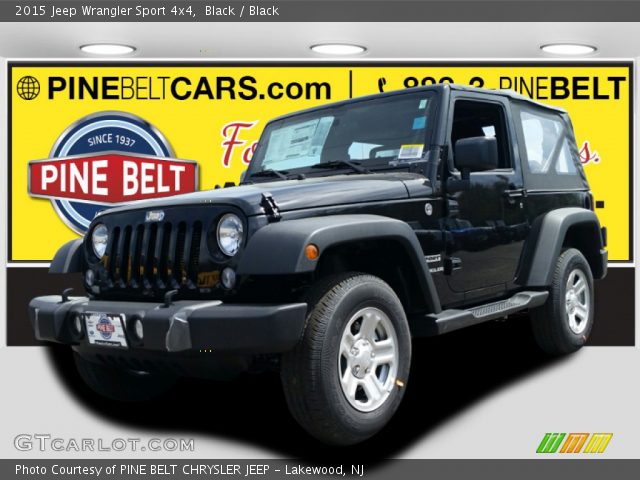 2015 Jeep Wrangler Sport 4x4 in Black