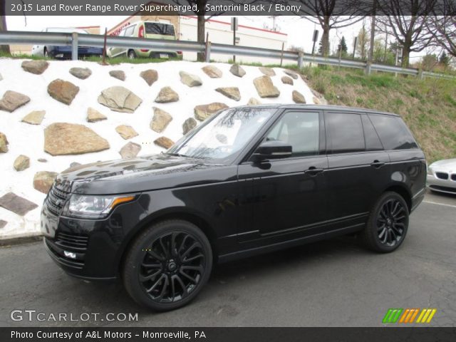 2015 Land Rover Range Rover Supercharged in Santorini Black