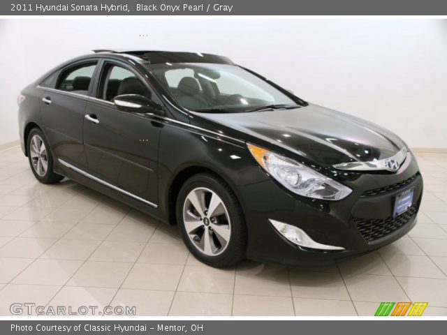 2011 Hyundai Sonata Hybrid in Black Onyx Pearl