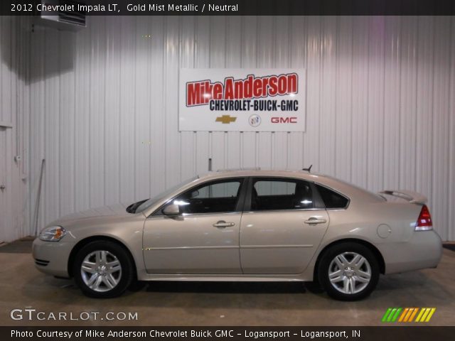 2012 Chevrolet Impala LT in Gold Mist Metallic